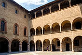 Rocca di Sanvitale a Fontanellato (Parma). Il cortile interno.